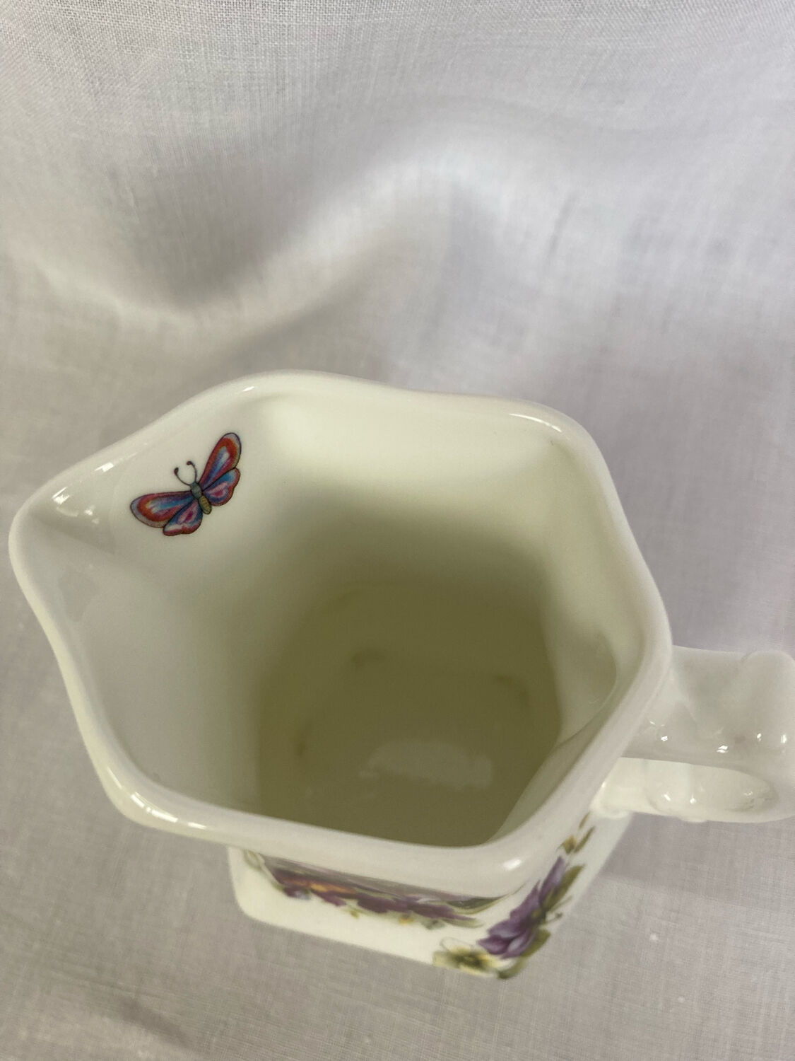 Staffordshire fine bone china milk jug