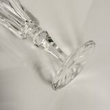 6 Saint-Louis Crystal Champagne Flutes | Camargue Model | 20th Century