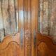 Antique Louis XV wardrobe in solid wood