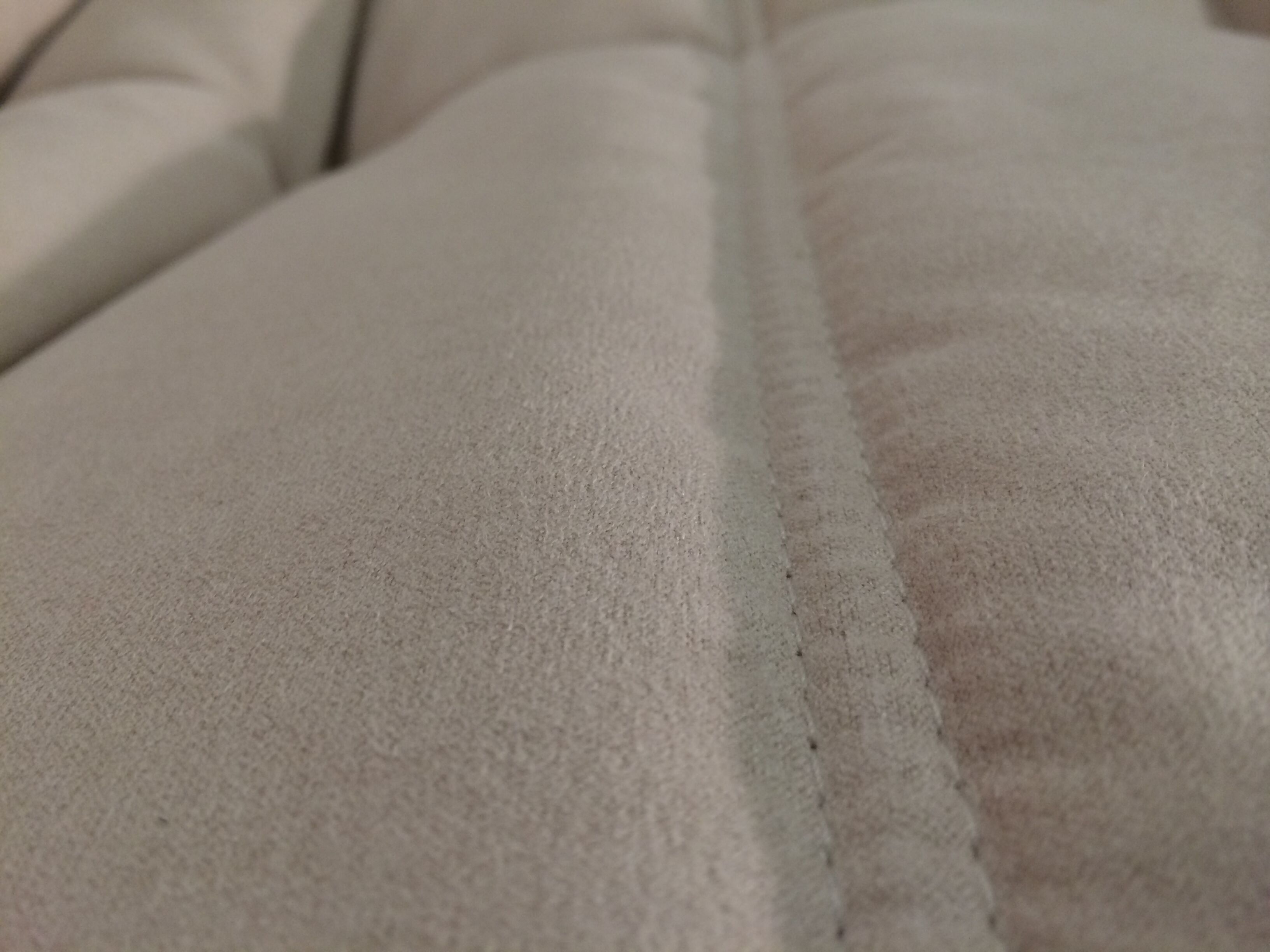 Togo 3 seater sofa in beige microfibre designed by Michel Ducaroy 1973