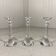 Ingo Maurer crystal candle holders Val St Lambert Belgium 1990’s