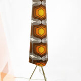Very rare rocket floor lamp from the 70s, tripod, psychedelic