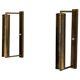 Pair of brass wall lights with adjustable heads from the mid-20th century, 1960, Germany.