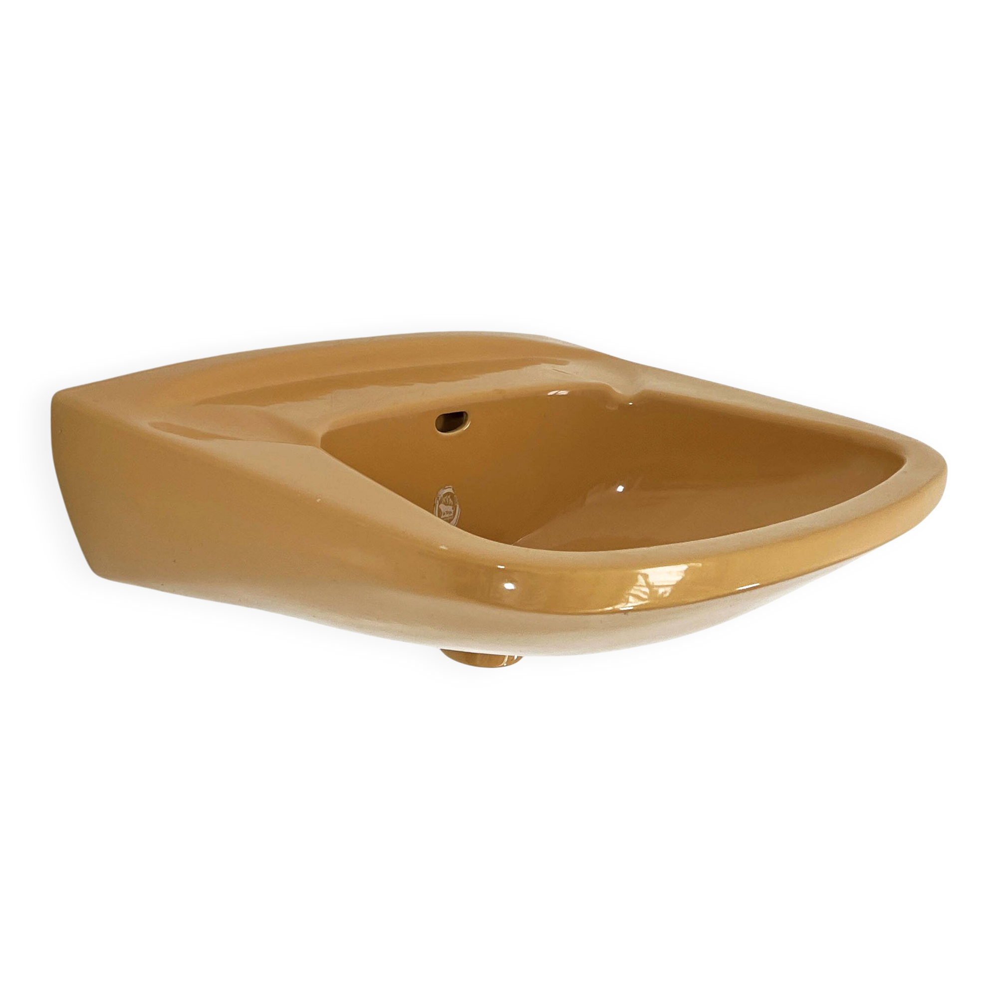 Vintage Sink L Mustard by Keramag Keravit, 1980