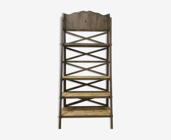 Rural wooden rack / etagere | Selency