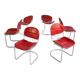 Cantilever chairs in Rinaldi style Italy 1970s