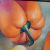 Still life painting "peppers"