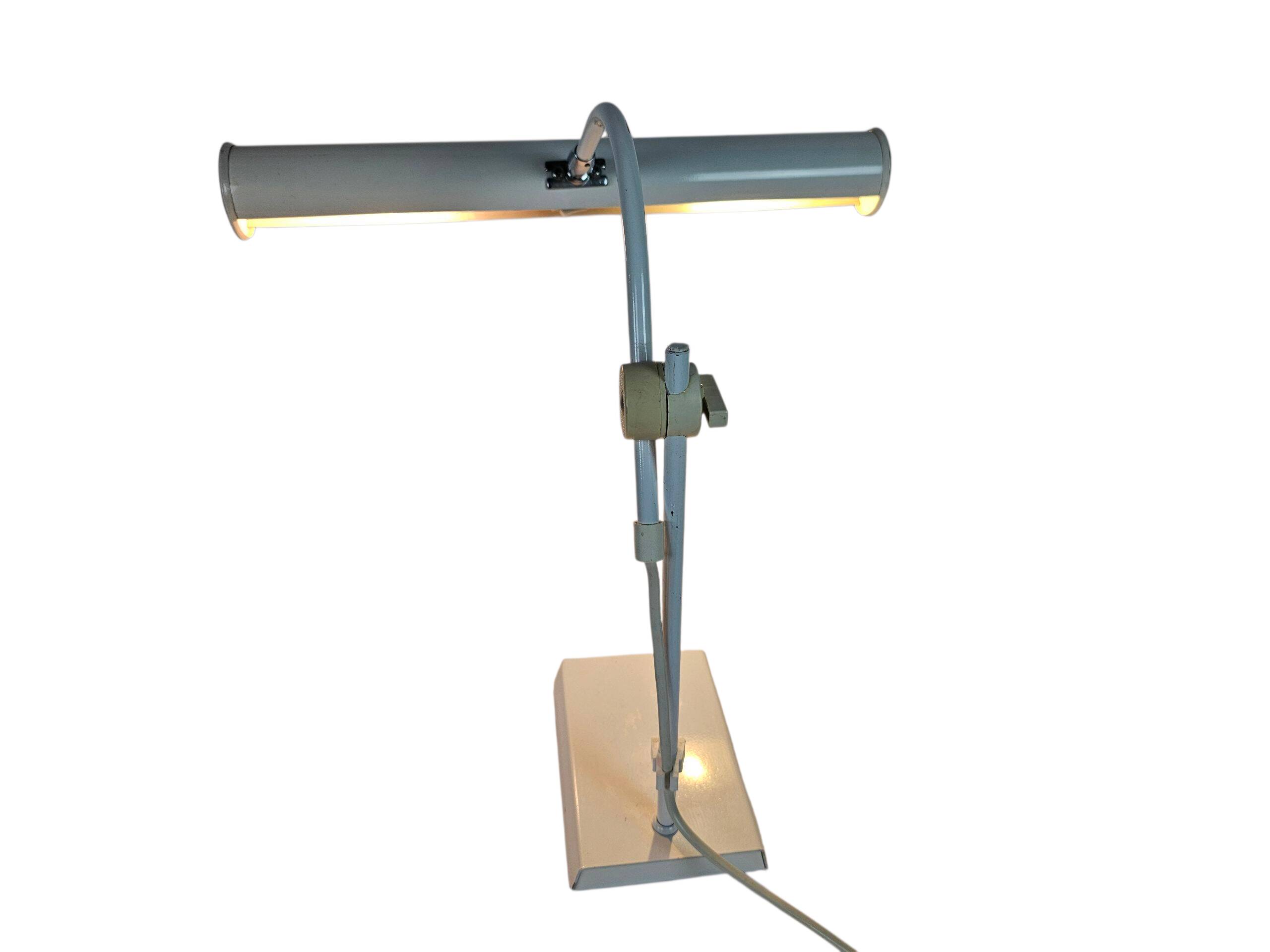 Anvia - Piano / Desk lamp - pendant lamp - white - metal - 1960's