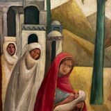 Orientalist painting signed Sergeff, 20th century