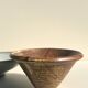 Japanese stoneware bowl in the Japandi style, signed.