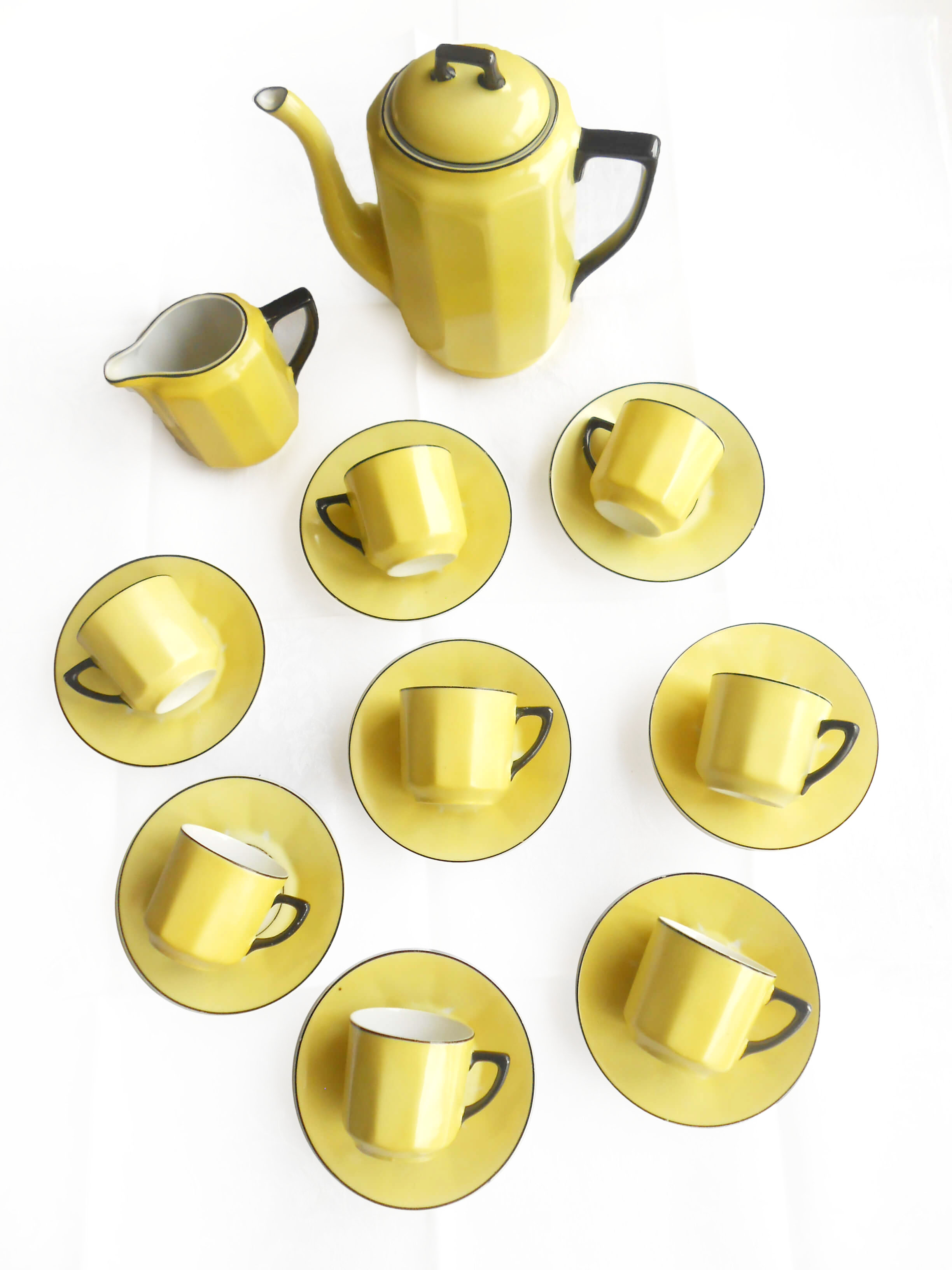 Art deco 8 cup coffee service