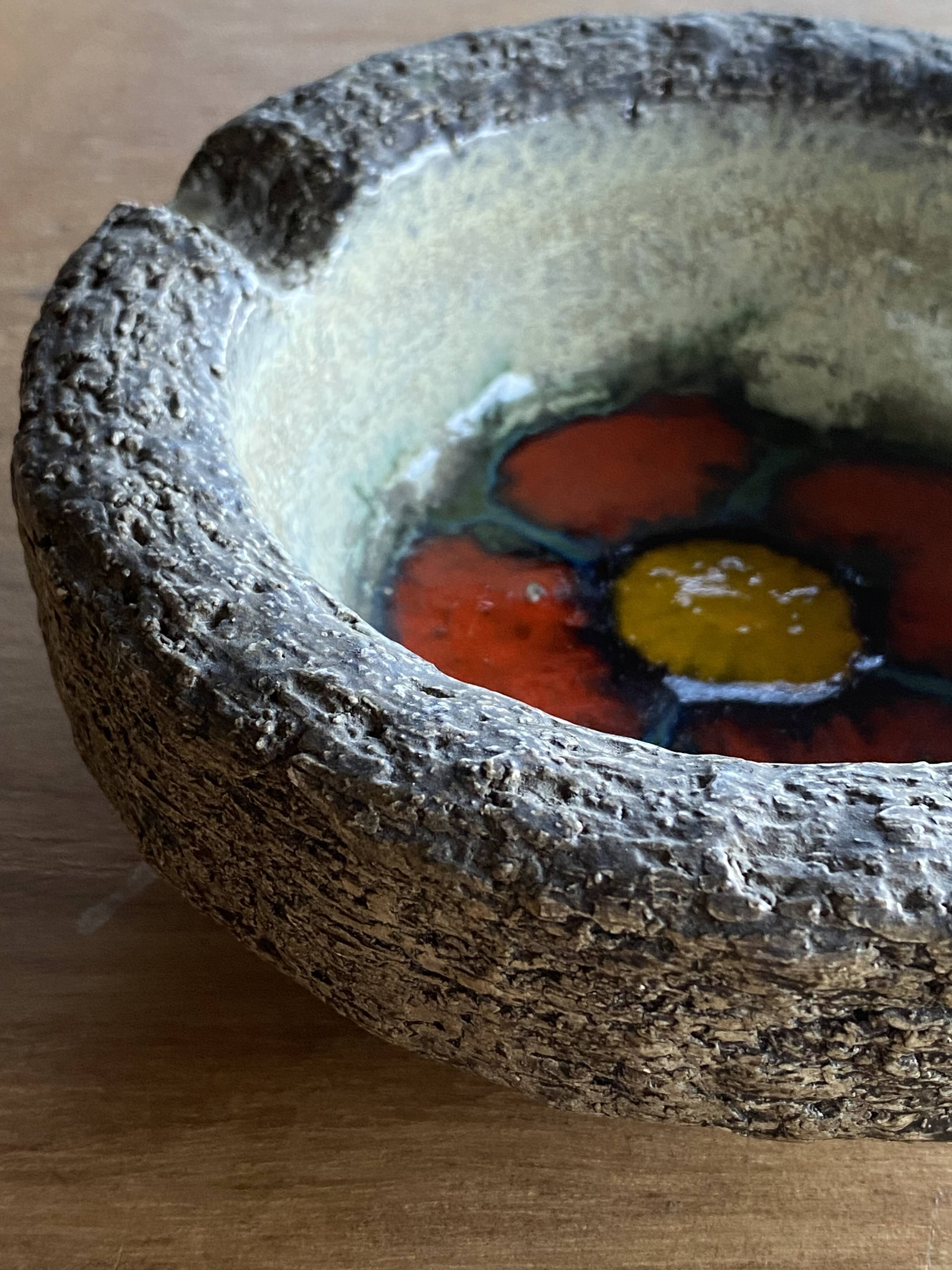 Jan van Erp ceramic ashtray 1960's