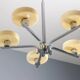 Art Deco chandelier, Bauhaus influence, 1930s