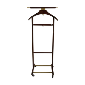 Vintage wooden valet stand, 1970