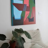 Abstract canvas "Clarity" by Bodasca