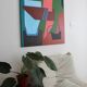 Abstract canvas "Clarity" by Bodasca