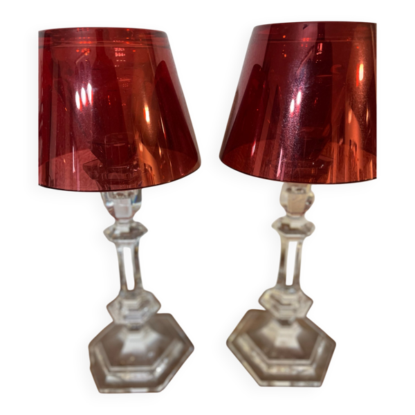 Paire de Bougeoir Baccarat