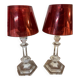 Baccarat Candle Holder Pair
