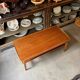 Danish coffee table in teak and rope by Arne Hovmand Olsen