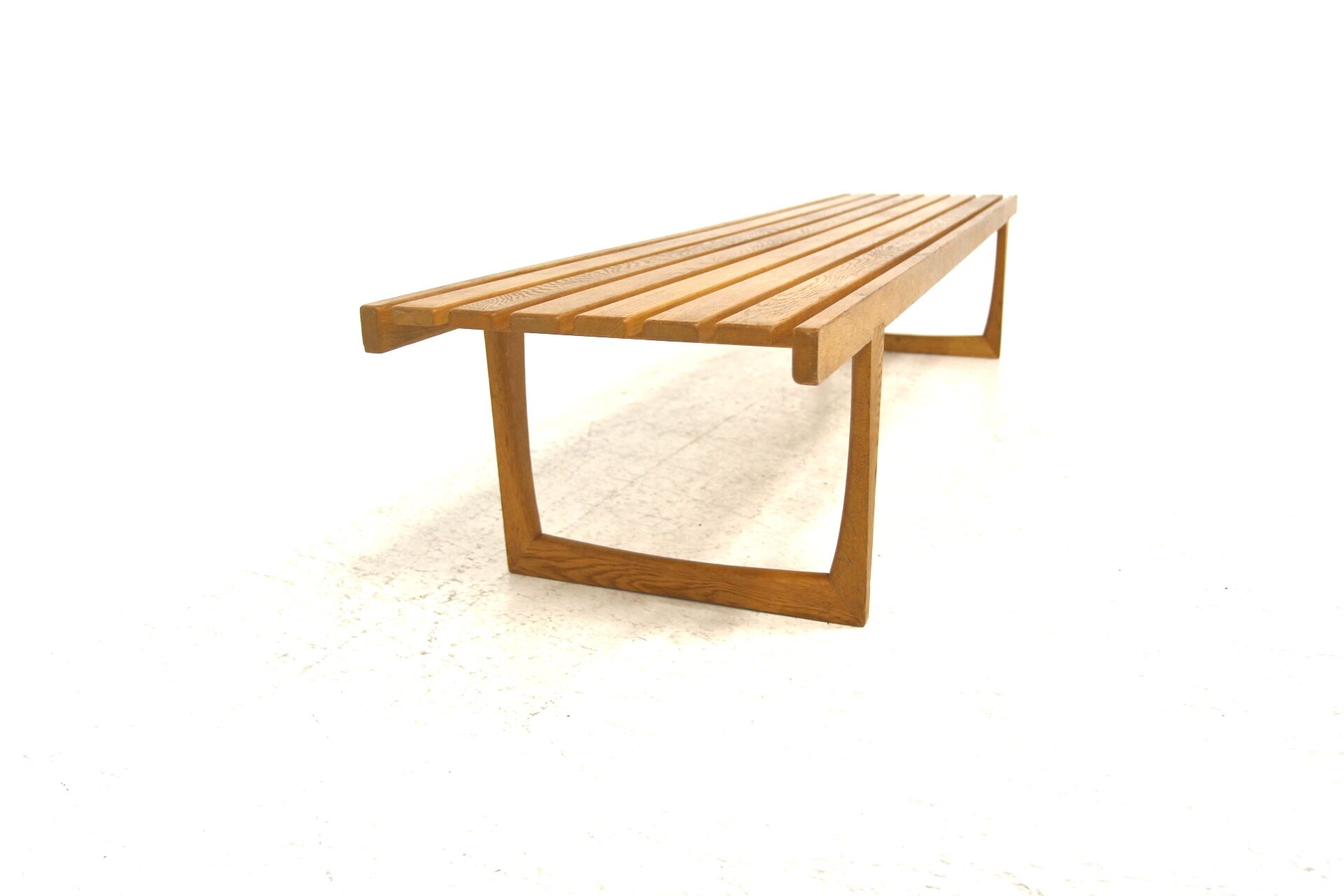 Minimalist bench "Tokyo" Yngvar Sandström, Nordiska Kompaniet, NK, Sweden, 1970
