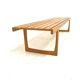 Minimalist bench "Tokyo" Yngvar Sandström, Nordiska Kompaniet, NK, Sweden, 1970