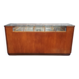 Vintage Store Counter | Retro Display Cabinet | Stylish Mid-Century Shop