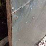 Solid gate, garden iron, H227x110cm, old, exterior door