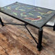 Table basse jacques adnet et guidette carbonnel 1950