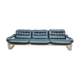 Midcentury vintage 3-seater leather sofa