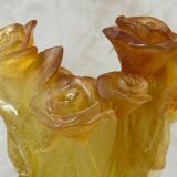 Daum glass paste vase