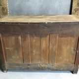 Raw wood sideboard
