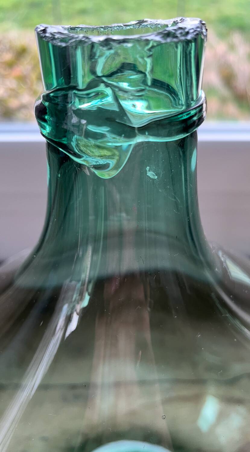 30L turquoise green demijohn