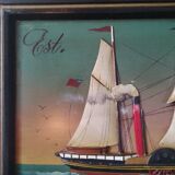 Country Corner Painting Artea 1792 Vintage