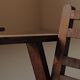 Pair of modernist armchairs in oak, Reconstruction, circa 1940