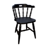 Black saloon chair