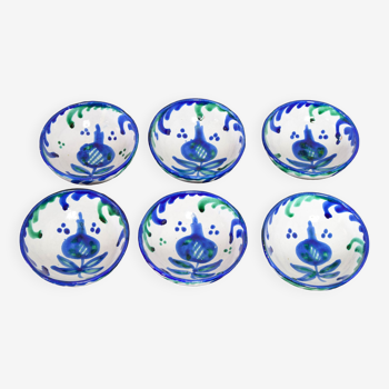 Handmade set of terracotta ceramic bowls, Granada Spain