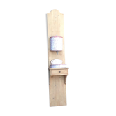 Fountain on wood support