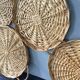 Lot de 4 plateaux rotin