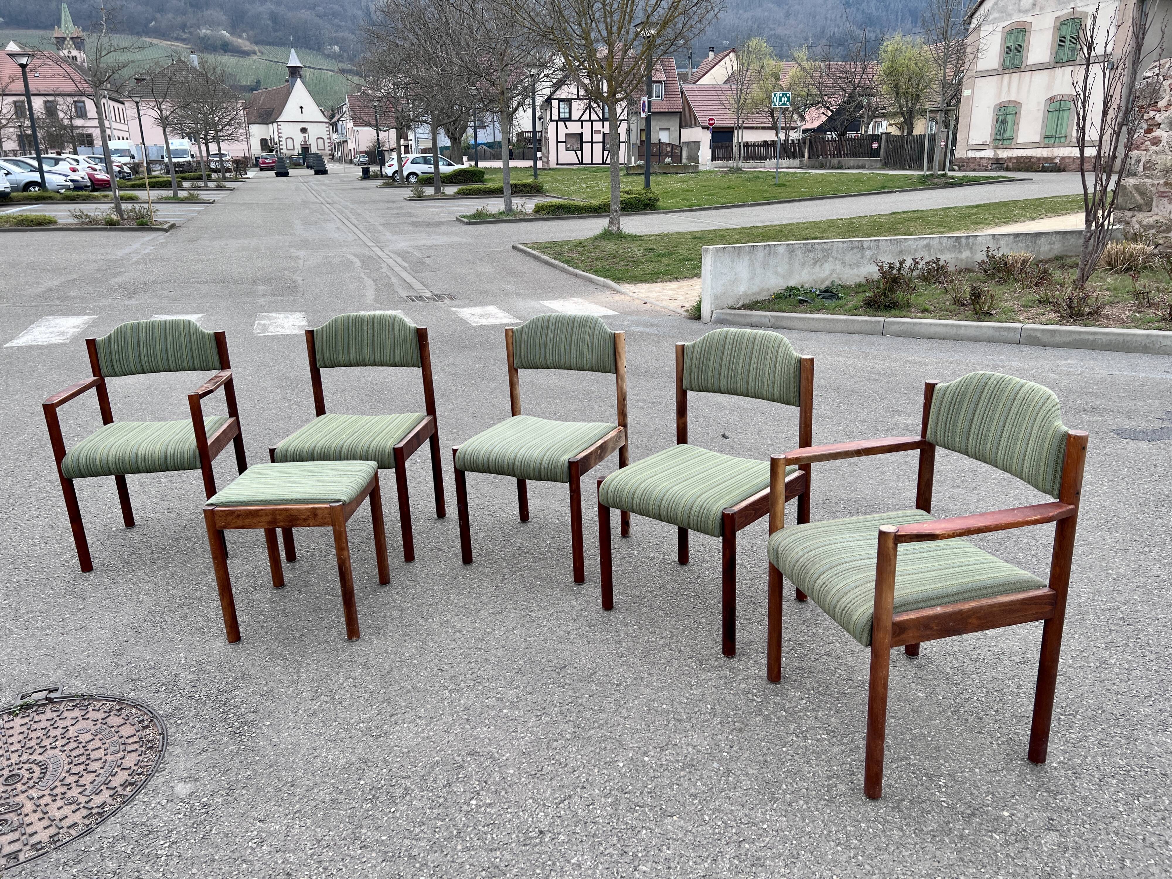 Scandinavian chair series armchair ottoman chair in rosewood