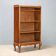 Open walnut library with balustrade - Italy 20th century