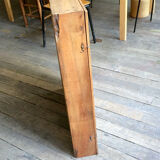 Ancient 19th oak wall showcase