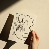 Moonflowers — peinture originale en édition limitée par Deleine