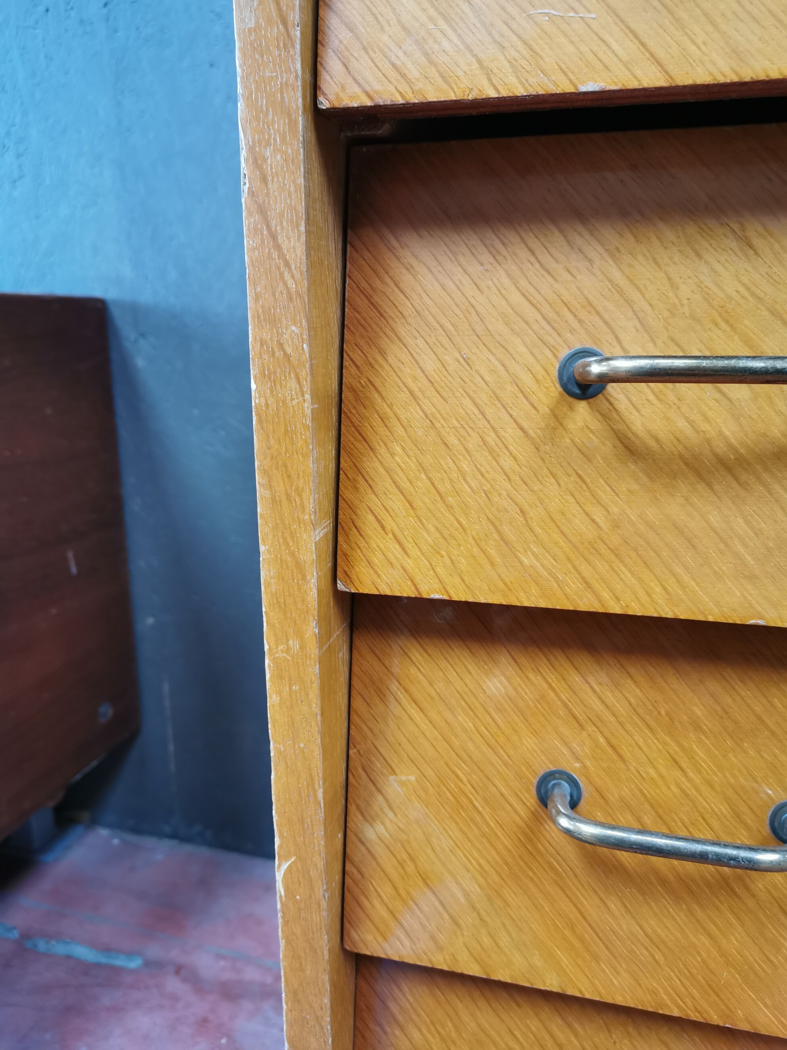 Commode vintage en chêne des années 50/60