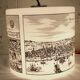 Vintage French 1960s modernist Arlus opaline pendant light, Paris Bordeaux