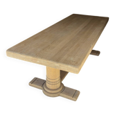Table de monastère en chêne massif 