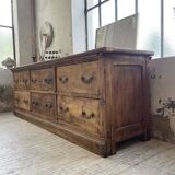 XXL walnut silk loom furniture from the 50s