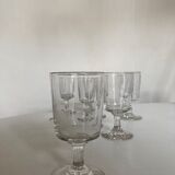 6 campaign glasses on foot, 19th
