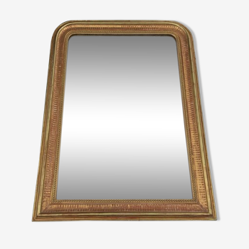 Miroir Louis Philippe doré 122x 89 cm