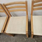 Set of 6 Swedish chairs 1970