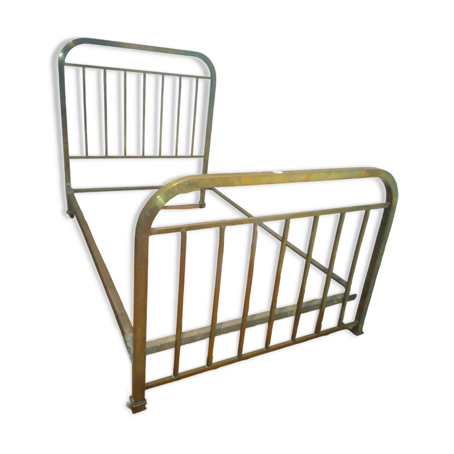 Brass bed